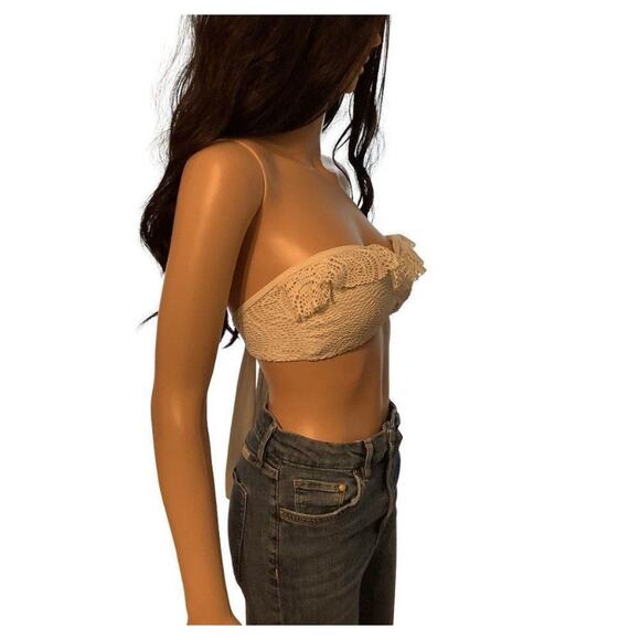 Crochet Bandeau Bikini Top- Size Medium - Picture 2 of 4